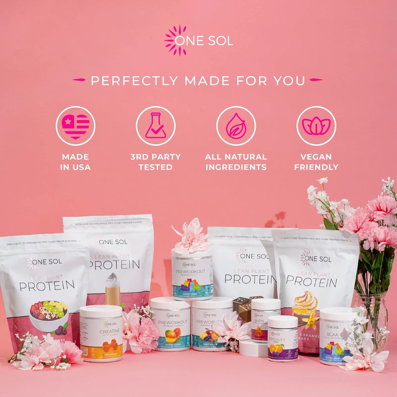 One Sol Fat Burner for Women, Natural Metabolism Booster, Burn More Calories, Boost Energy & Mood, Curb Appetite & Stop Cravings, No Crash or Jitters, All-Natural Ingredients, Gluten & Soy Free - BeesActive Australia