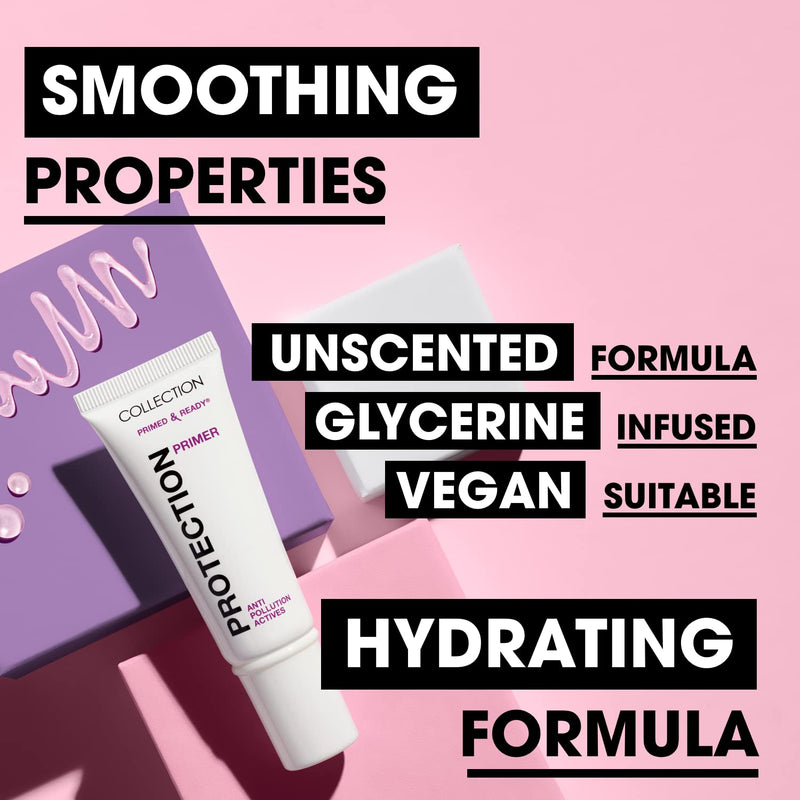Collection Cosmetics Primed and Ready Hydrating Primer, Locks in Moisture, 20ml, Protection, Clear - BeesActive Australia