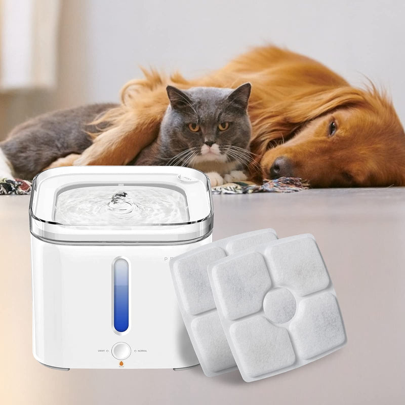 Cat Fountain Replacement Filter - 16Pcs, Guarm Cat Water Fountain Filter, Pet Water Fountain Filter Replacement for Most Cat Dog Water Dispensers, Activated Carbon Filters & PP Cotton (16pcs-02) 16pcs-02 - BeesActive Australia