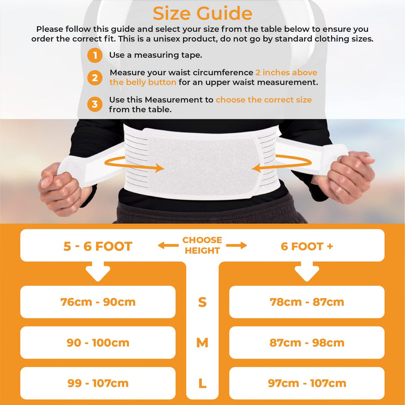 LyfeFocus S1 Premium Invisible Breathable Back Posture Corrector for Men & Women - Upper Back Support Brace & Straightener - Effective Posture Correction for Neck, Shoulder & Back Pain (White, Large) White L (Pack of 1) - BeesActive Australia