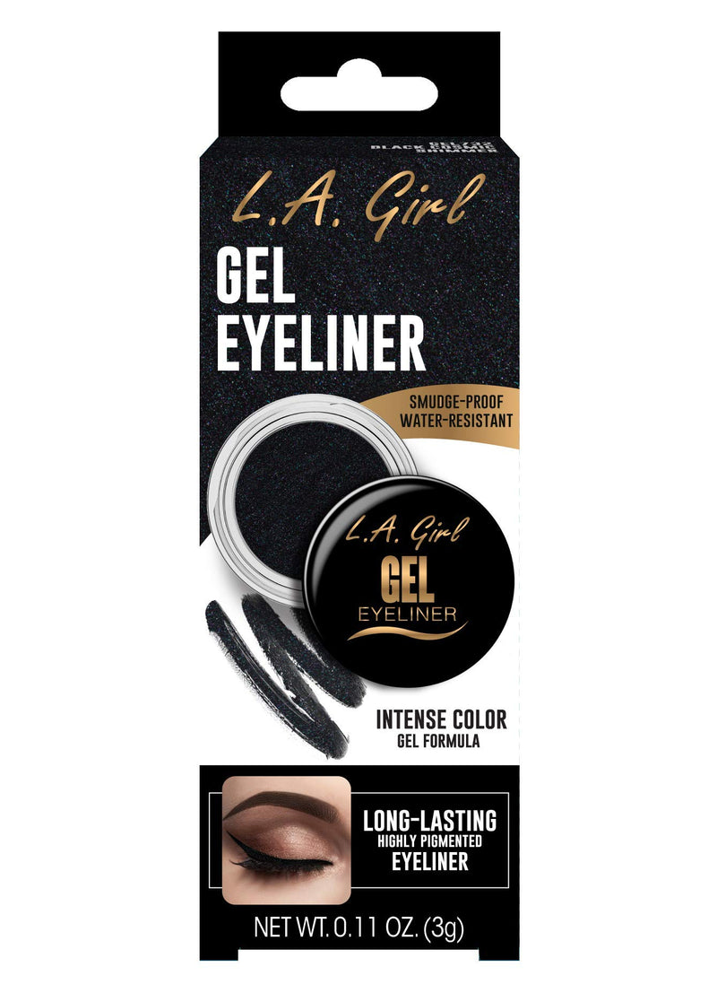 L.A. Girl Gel Eyeliner (GEL732 BLACK COSMIC SHIMMER) - BeesActive Australia