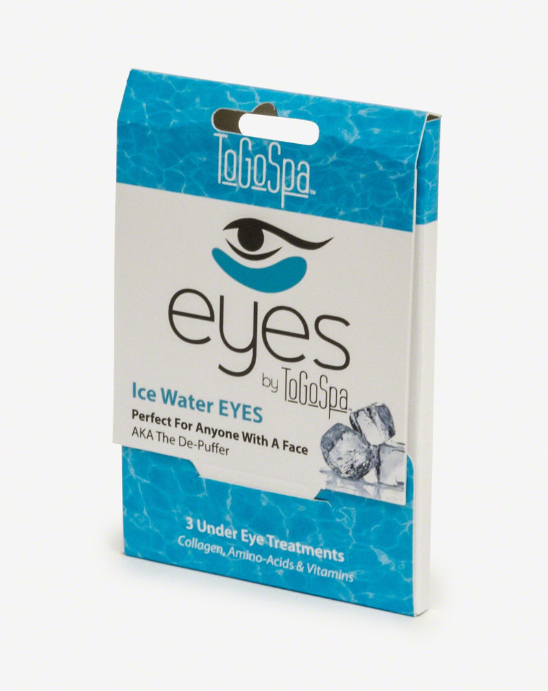 Ice Water EYES by ToGoSpa – Premium Anti-Aging Collagen Gel Pads for Puffiness, Dark Circles, and Wrinkles – Under Eye Rejuvenation for Men & Women - 1 Pack - 3 Pair Ice Water - BeesActive Australia