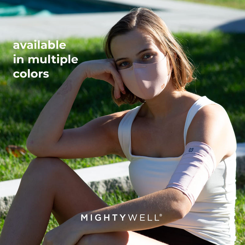 Mighty Well PICCPerfect® PICC Line Cover - Moisture-Wicking Anti-Odor Sleeve, Olive, Large L - BeesActive Australia
