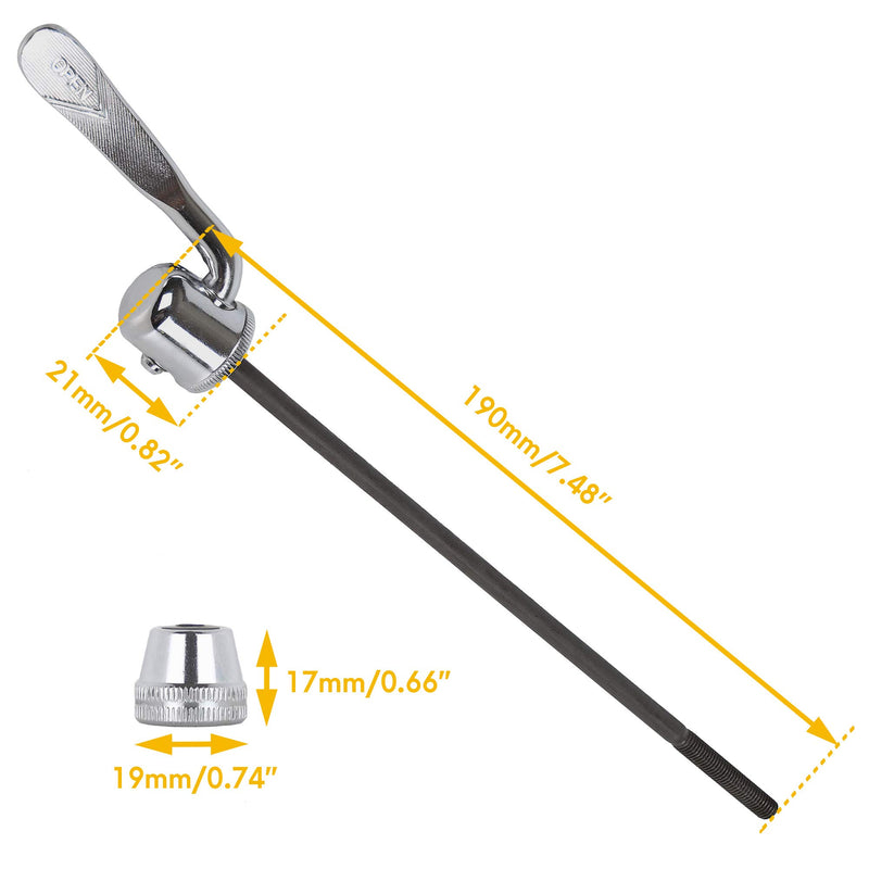 CyclingDeal Bike Trainer Quick Release Skewer - Bike Rear Wheel Quick Release Replacement Axle for Road or Mountain Bicycle Indoor Trainer - Strong & Safe to Use - BeesActive Australia