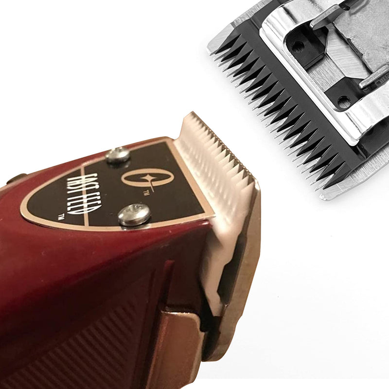 3pcs Oster Fast Feed Clipper Ceramic Blade - Pet Dog Cat Grooming Clipper Replacement Blades, for A5 Trimmer Series, for Andis 18 Teeth Detachable Ceramic Blade Part, for Wahl KM2 KM5 KM10 - BeesActive Australia