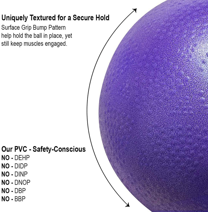 Balego® Pilates Mini Ball, Purple, 9 Inch - BeesActive Australia