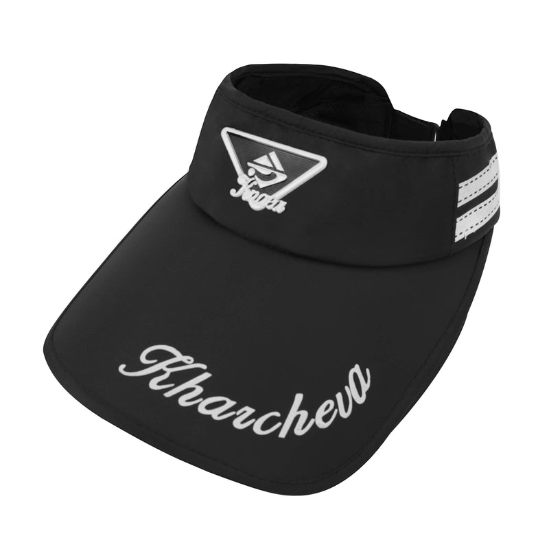 Unisex Sports Sun Visor Hat UV Protection Breathable Golf Visor Sports Sun Hats Black One Size - BeesActive Australia