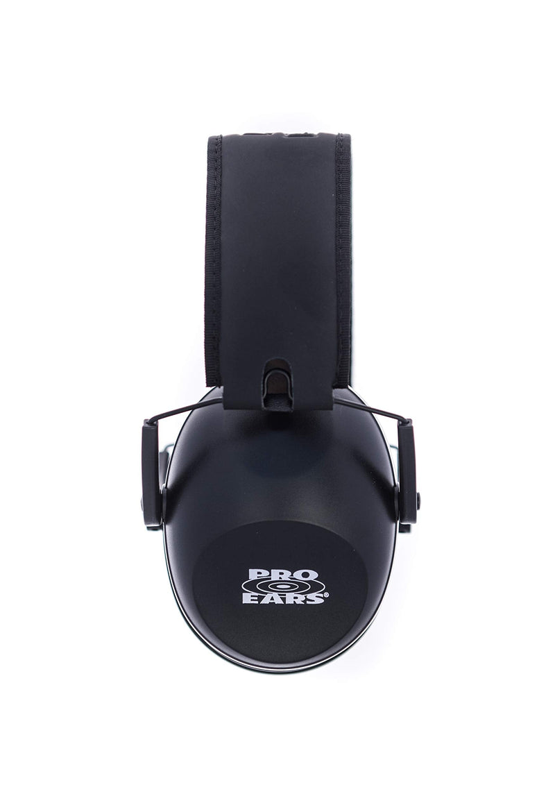Pro Ears Ultra Gel 25, Noise Reduction Ear Muffs, Passive Hearing Protection, Safety & Comfort in Moderate to Loud Noise Environments, NRR 25, Slim Design, Includes Aviator Gel Ear Seals, Black - BeesActive Australia