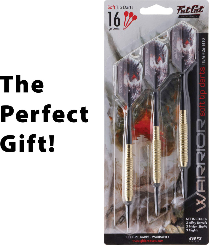 Fat Cat Warrior Soft Tip Darts, 16 Grams - BeesActive Australia