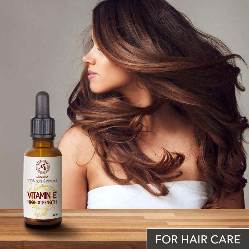 High Strength Pure Vitamin E - Concentrated Vitamin E Drops 30 ml - Tocopherol - Natural - Antiaging Vitamin E - Vitamin E for Vitamin E Oil - for Face - Skin - Hair - Nails - Lips 30 ml (Pack of 1) - BeesActive Australia