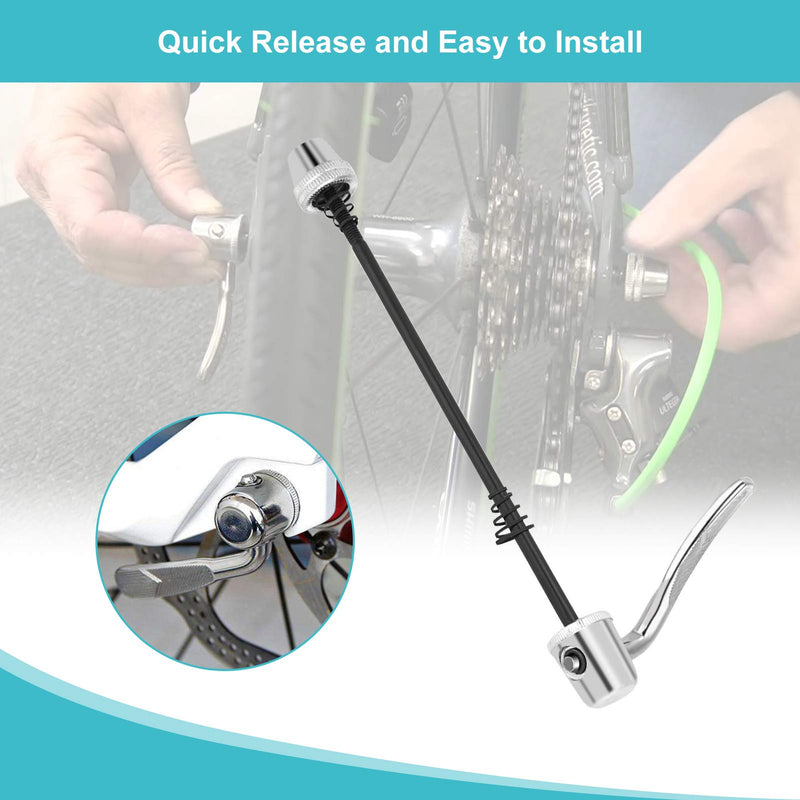 Yosoo Health Gear Bicycle Cycling Trainer Skewer, Quick Release Wheel Skewers 135mm for Road Bike MTB Bike - BeesActive Australia
