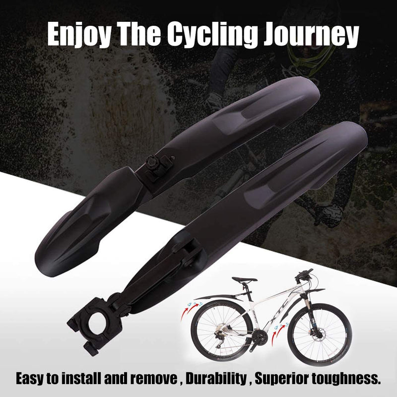 Noheiwur Adjustable Bicycle Mudguard Set Mountain Bike Fenders Rear Mudgaurds Set for Road Bikes Fits 26", 27.5", 29",Weight 7.2 Ounces - BeesActive Australia