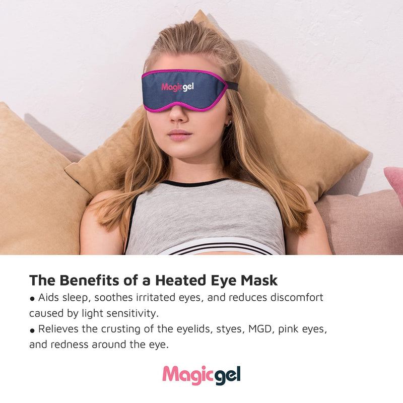 Heated Eye Mask | Soothing Gel Eye Mask for Dry Eyes Treatment, Styes, Blepharitis, Tired Eyes & More by Magic Gel - BeesActive Australia