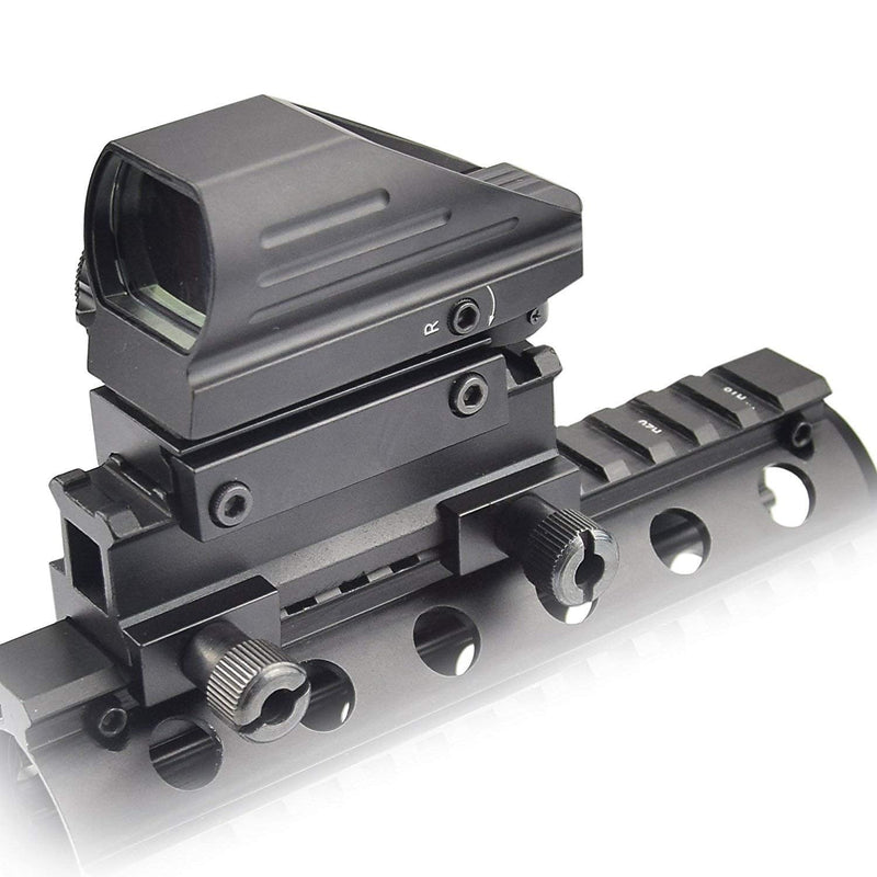 360 Tactical 1 inch High Profile Short Riser Mount Matte Black Picatinny 8 Slot for Scopes and Optics High Profile Rail 1 - BeesActive Australia