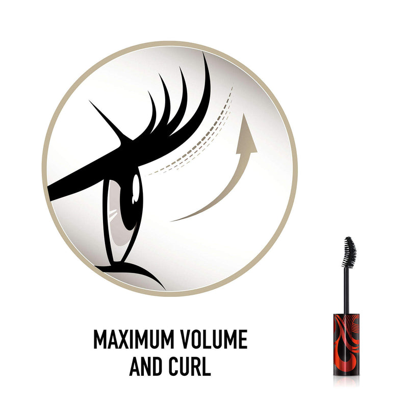 Max Factor 2000 Calorie Mascara Curved Brush for Women, Black - BeesActive Australia