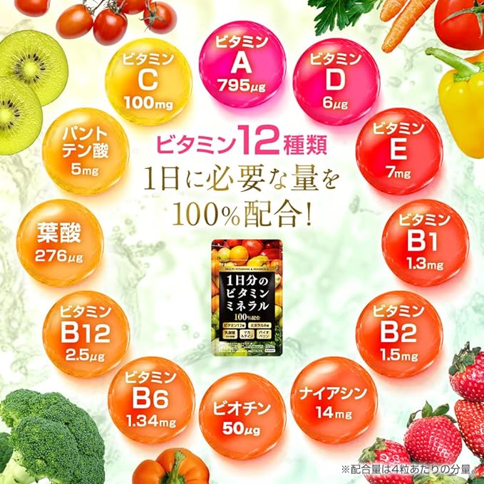 Complete Food TOKYO Multivitamins & Minerals 12 types of vitamins 8 types of minerals Maca Zinc 35 billion lactic acid bacteria 180 tablets/45 days supply 1 day's worth of vitamins & minerals Domestic GMP manufacturing - BeesActive Australia