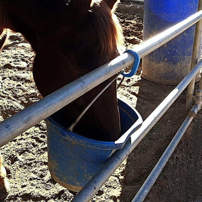 Safety Tie Injuries Preventing Horse Tether Tie - Portable & Reusable Breakaway Horse Tie - Revolutionary Safety for You and Your Horse - Quick Release Horse Tie - 5 Customizable Loop Setting Turquoise - BeesActive Australia