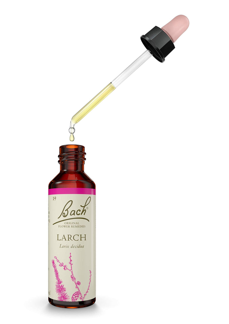 Bach Original Flower Remedies, Larch, Vegan Formula, Support Emotional Wellbeing, 1 Dropper Bottle x 20 ml, Natural Remedy - BeesActive Australia