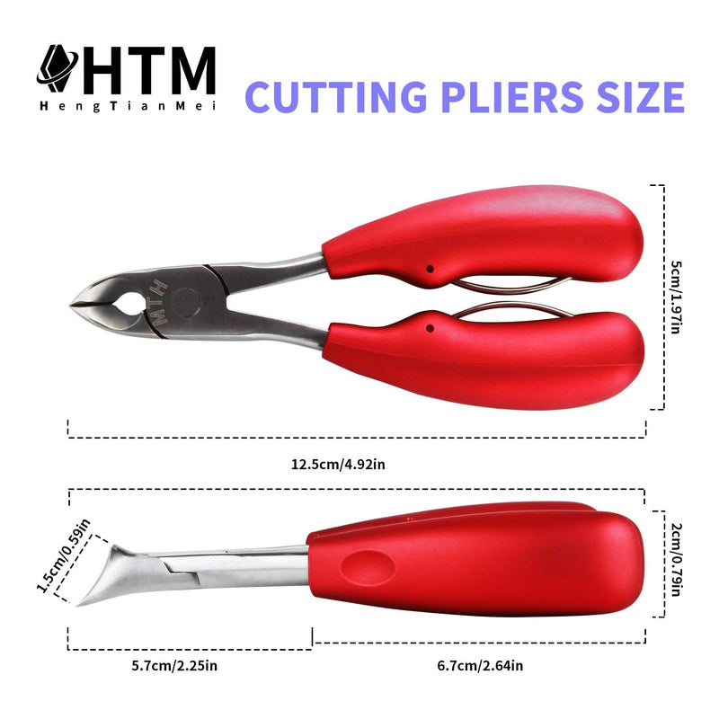 304 stainless steel cable cutting pliers Podiatrist Toenail Clippers for Thick Nails and Ingrown Toenails Toe Clippers Podiatrist Tool Pedicure Clippers Toenail Cutters Nipper ONE - BeesActive Australia