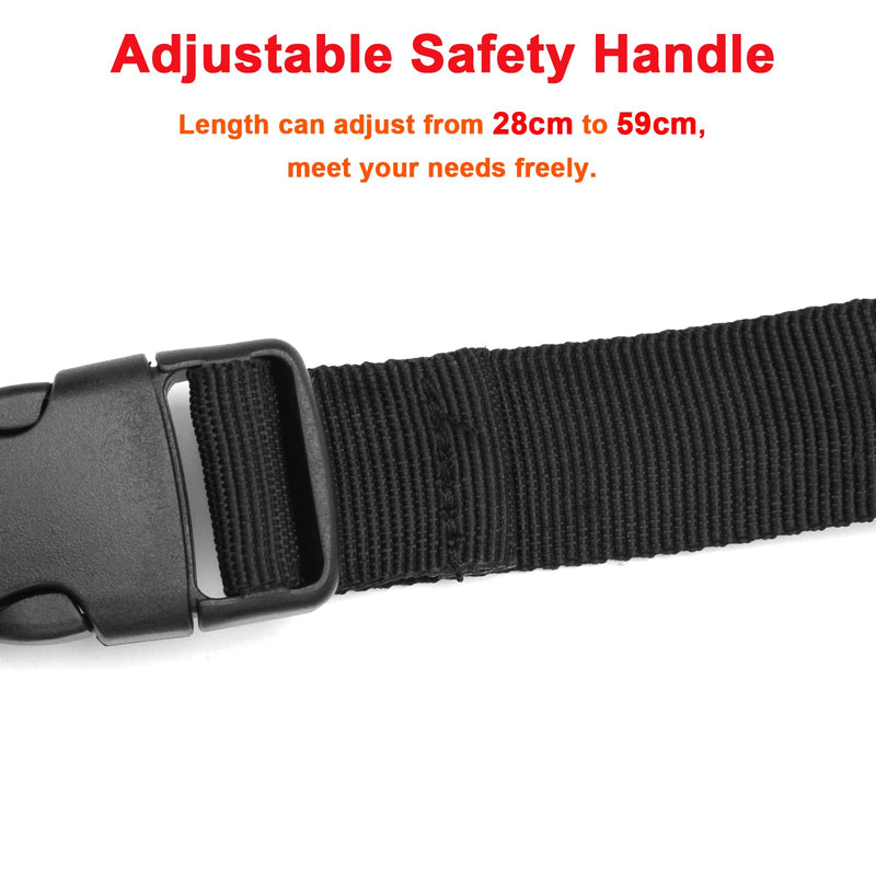 Adjustable Vehicle Support Handle, Nylon Standing Aid Safety Handle for Elderly, Disabled Get in and Out of Car 28cm to 59cm - BeesActive Australia