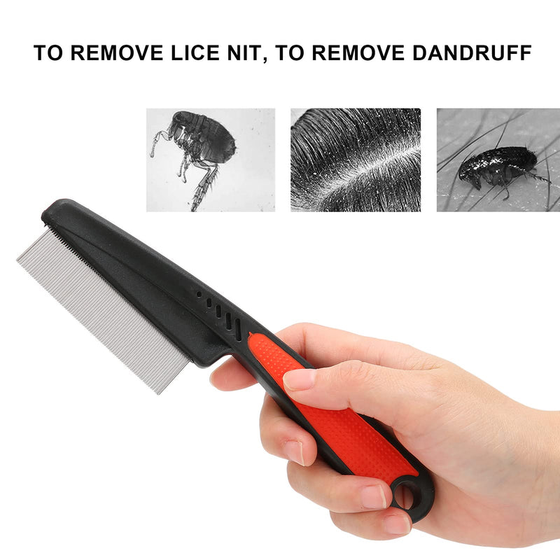 Stainless steel fine tooth comb lice comb, professional head lice remover hair comb, for head lice treatment - BeesActive Australia