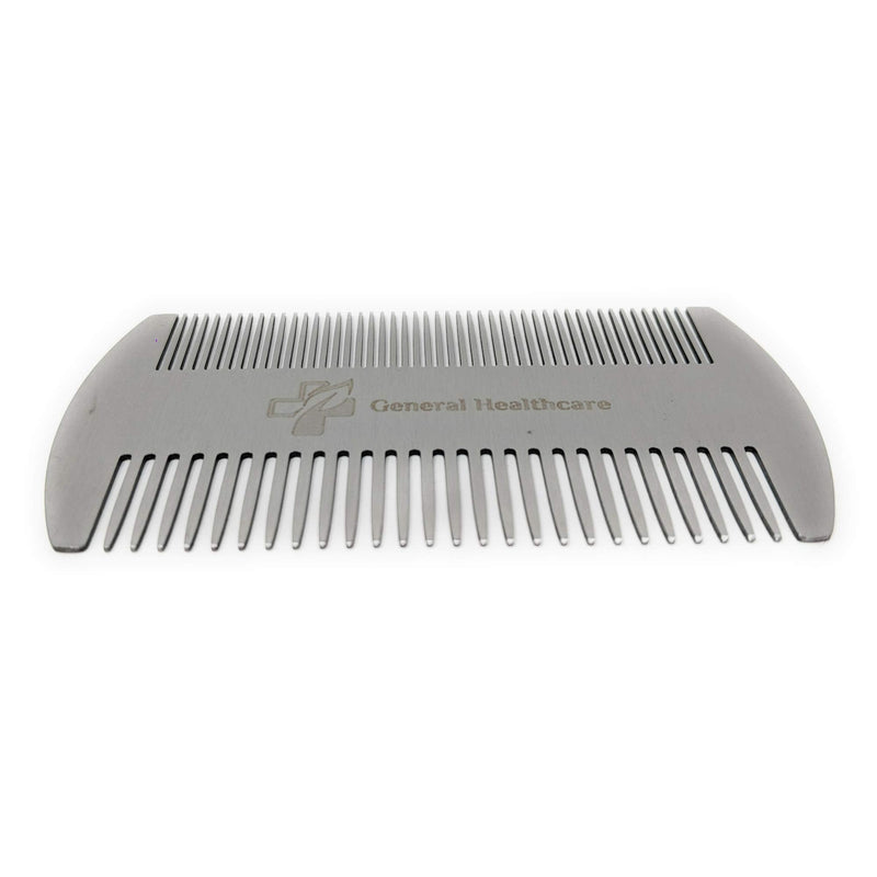 General Healthcare Metal Stainless Steel Hair Comb - Dual Action Lice, Hair, Beard - BeesActive Australia