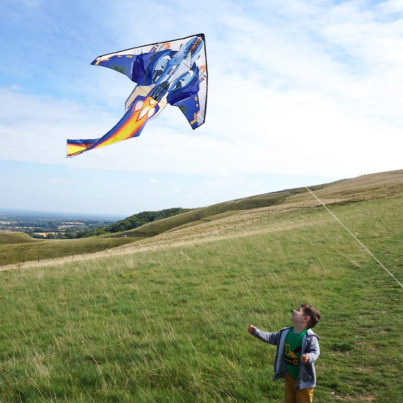 [AUSTRALIA] - Mint's Colorful Life Airplane Kite for Kids & Adults Easy to Fly 