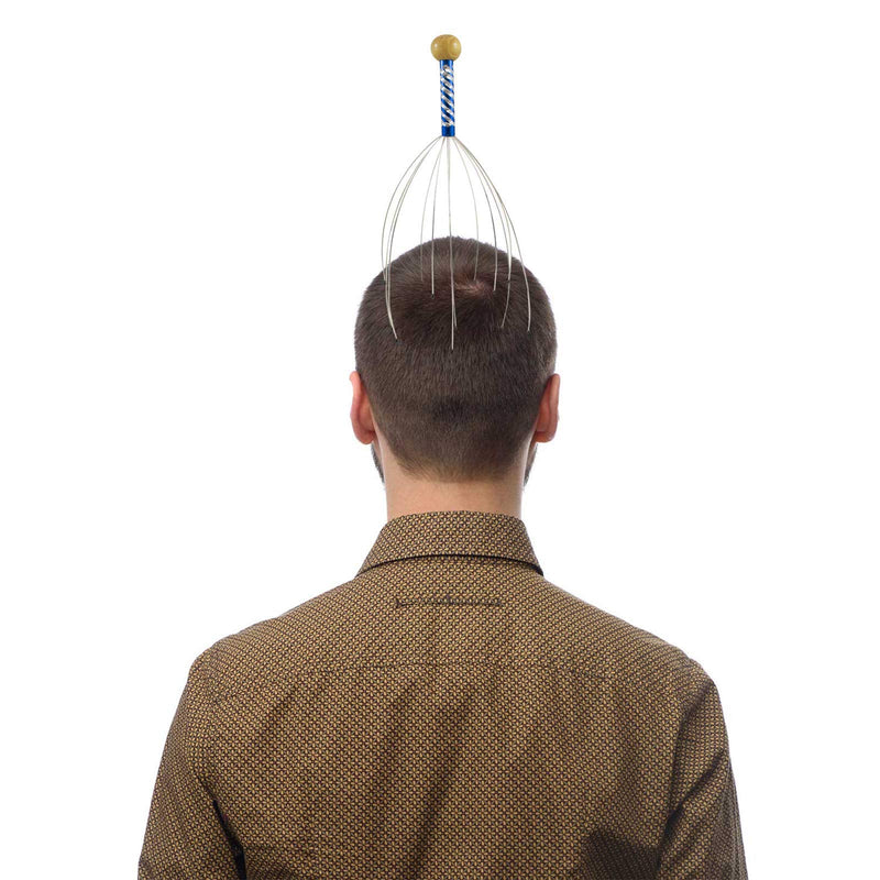 TRIXES Head Massager - Relaxing Therapeutic Scalp Massage - Head Scratcher - Portable Stress Relief - BeesActive Australia