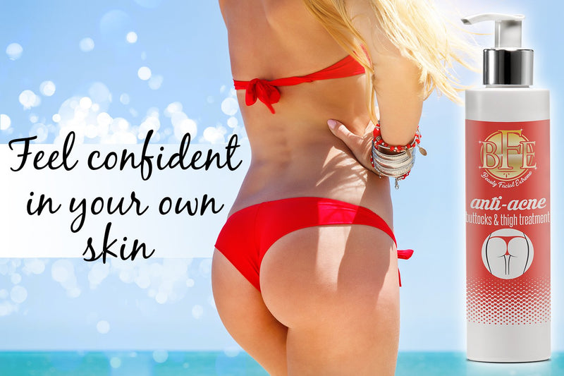 Anti-Acne Buttocks & Thigh Treatment- Clears Away Acne, Pimples, and Ingrown Hairs for the Buttocks and Thigh Area. Prevents Future Breakouts. - BeesActive Australia