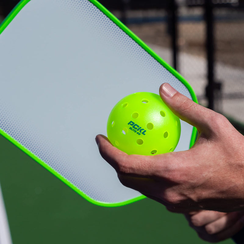 PCKL Elite 40 Pickleball Balls | Tournament and Competition Ball | 4 Pack of Balls | USA Pickleball Approved - BeesActive Australia