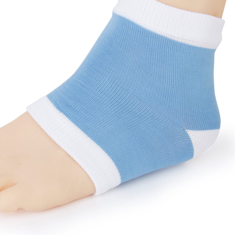 Footfull Gel Heel Moisturising Socks/Protectors for Dry Cracked Skin/Foot Pain Relief - BeesActive Australia