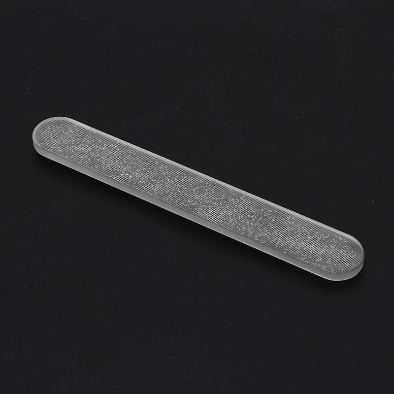 Nano Glass Nail File Nail Polishing Tool 2pcs Lightweight Professional for Women Girls for Nail Salon for Professional Use for Household (Small silver) Small silver - BeesActive Australia