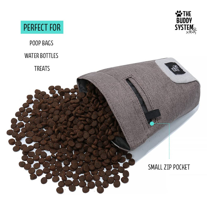 The Buddy System Buddy Bag with Belt- Waist Belt Bag with Magnetic Closure for Pet Training, Running and Walking - Container Pouch for Dog Walking - with Large Belt (27"- 50" Waist) - BeesActive Australia
