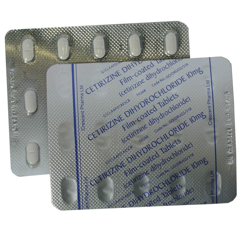 240 x 10mg Cetirizine Dihydrochloride (8 Months Supply) One a Day hay Fever and Allergy Relief Tablets (8x30 Tablets) - BeesActive Australia