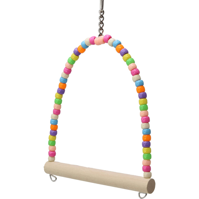Bonka Bird Toys 1324 Swing Bird Toy Parrot cage Toys Cages Parakeet Cockatiel Finch Lovebird Budgie - BeesActive Australia