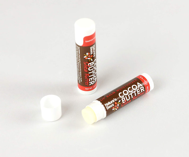 Nature's Bees, Cocoa Butter Lip Balms, Lip Moisturizer Treatment - Pack of 24, (Original Variety Assortments - Original, Olive Oil, Mango Butter, Shea Butter) Original Variety Assortments - BeesActive Australia