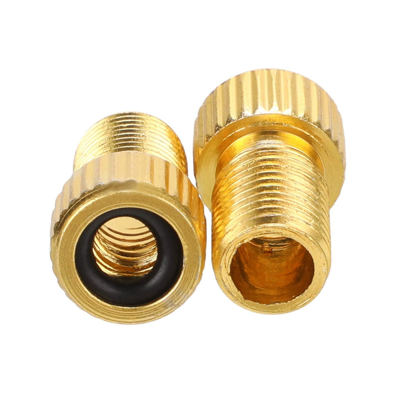 QKURT 4pcs Presta to Schrader Bike Valve Adaptor, Aluminum Alloy Adapter Converter Bicycle Valve - BeesActive Australia