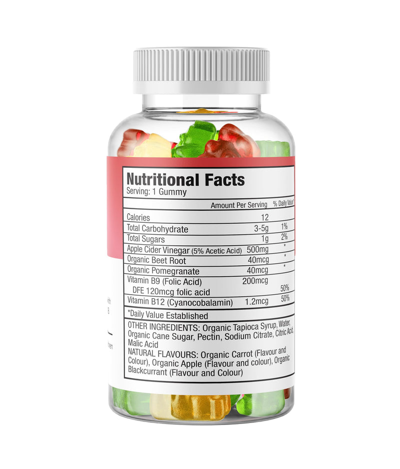 Slimming Gummies - 30 Gummies Suitable for Vegetarians & Vegans NaturalPhenom - BeesActive Australia