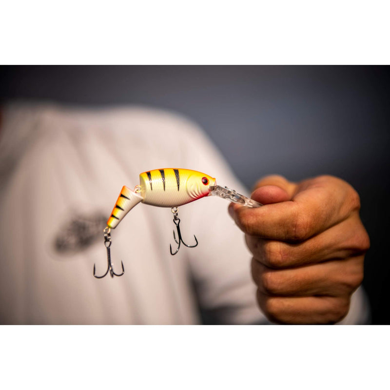 Berkley Flicker Shad Jointed Fishing Hard Bait 2 3/4in - 1/3 oz Firetail Red Tail - BeesActive Australia