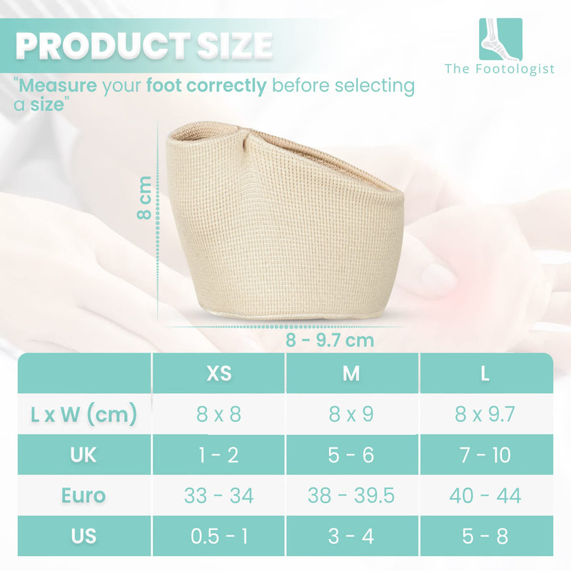 Podiatrist Approved Metatarsal Silicone Gel Foot Pad– Ball of Foot Recovery and Treatment– Metatarsalgia Insoles –Morton’s Neuroma– Sesamoiditis– Half Sock Insole Cushion Support for Pain Relief (M) M - BeesActive Australia