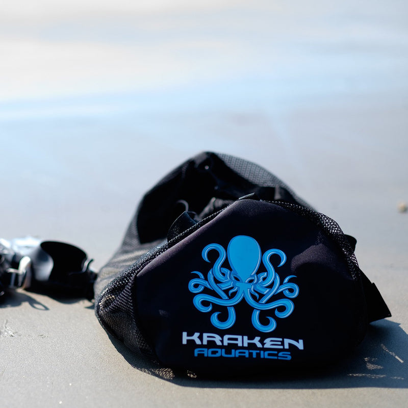 [AUSTRALIA] - Kraken Aquatics Mesh Duffle Gear Bag with Shoulder Strap | for Scuba Diving, Snorkeling, Swimming, Beach and Sports Equipment X-Large 