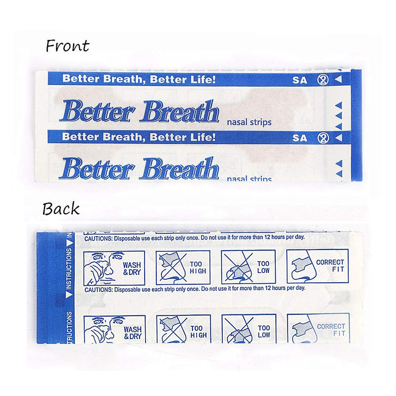 Angzhili 100 Pcs Nasal Strips,Snoring Congestion Relief, Improved Nighttime Sleeping (Large) L (Pack of 100) - BeesActive Australia