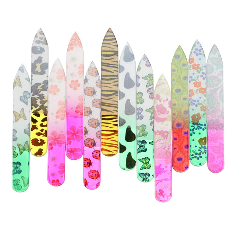 Baisidai 5 Pack of Pattern Mini Crystal Glass Nail Art Files - BeesActive Australia