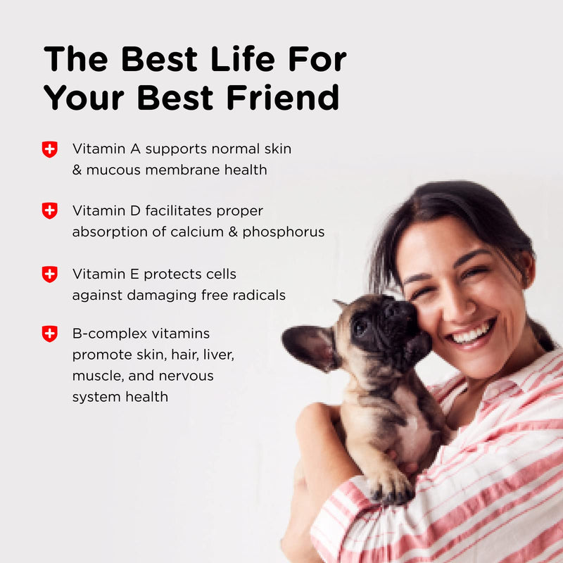 Nutri-Vet Multi-Vite Chewables for Puppies | Formulated with Vitamins & Minerals to Support Balanced Diet | 60 Count - BeesActive Australia