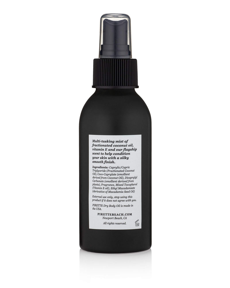 PIRETTE Dry Body Oil - Body Oil For Dry Skin, Skin Moisturizer, Coconut Oil, Macadamia Seed Oil, Vitamin E Oil, 4 oz. - BeesActive Australia