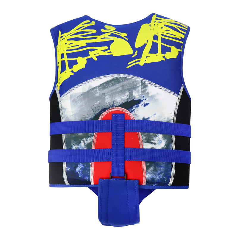 Vine Kids Swim Vest Toddler Life Jacket Kids Life Jackets Floation Swimsuit Buoyancy Swimwear, Blue, L/5-7 Years L(5-7 Year) - BeesActive Australia