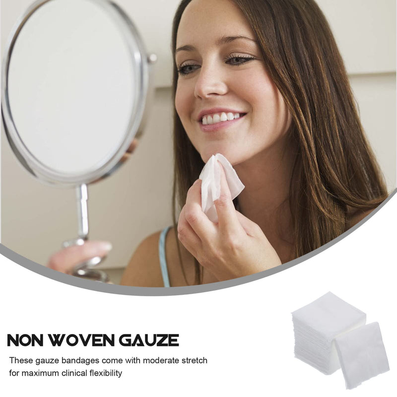 200pcs Facial Gauze Pads Non-Woven Cotton Squares Gauze Beauty Salon DIY Facial Masques Esthetician Cotton Pad for Skin Care - BeesActive Australia