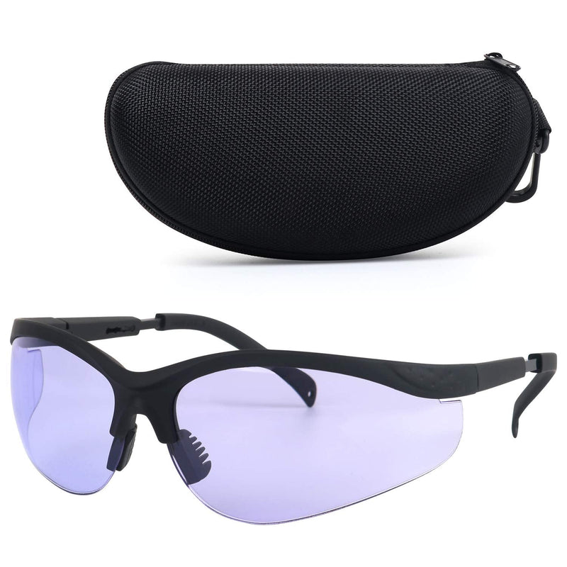 LaneTop Shooting Glasses for Men and Women Anti Fog ANSI Z87.1 Eye Protection 1 pair Purple Lens - BeesActive Australia