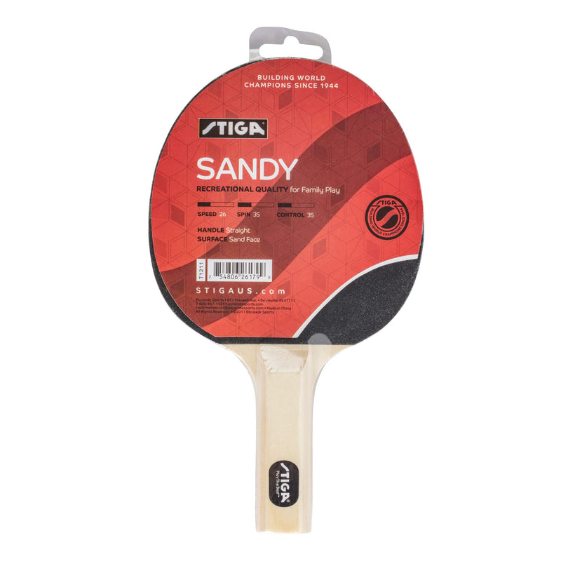 STIGA Sandy Table Tennis Racket - Sandpaper Blade Surface, Perfect Beginner Ping Pong Paddle - BeesActive Australia