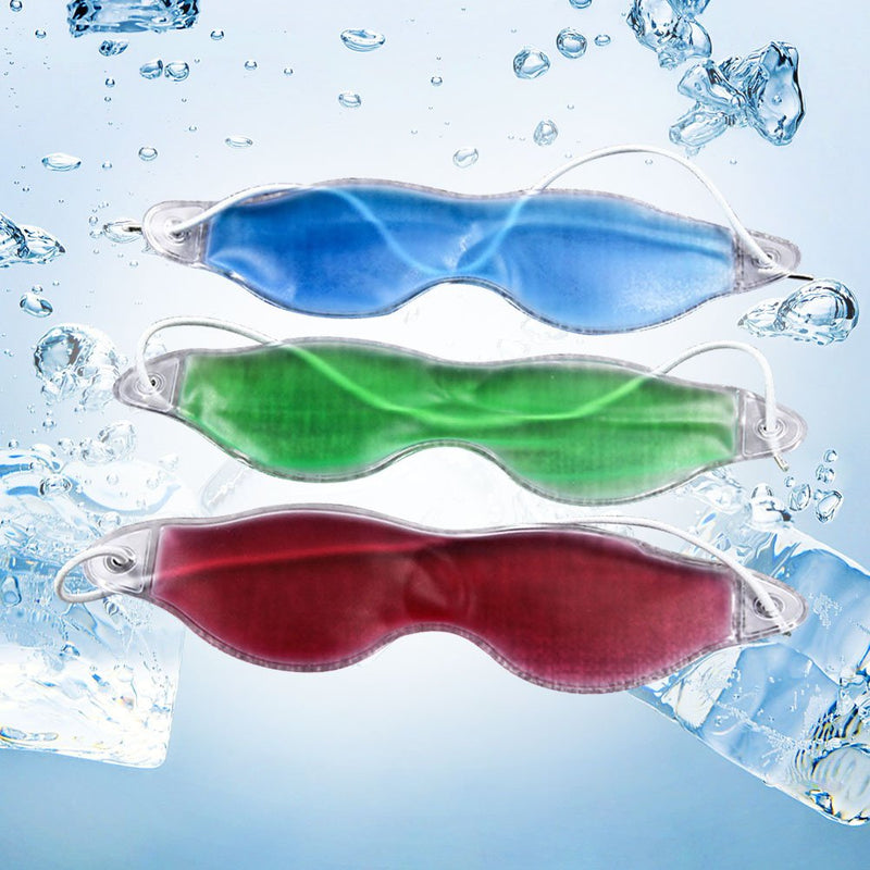 Rosenice gel eye mask 3 pieces cooling eye masks with non-toxic safe liquid migraine to relieve pain (random color) - BeesActive Australia